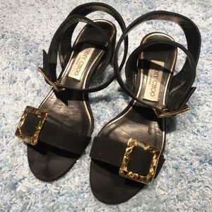 Jimmy Choo Dacha 35 Suede Sandal